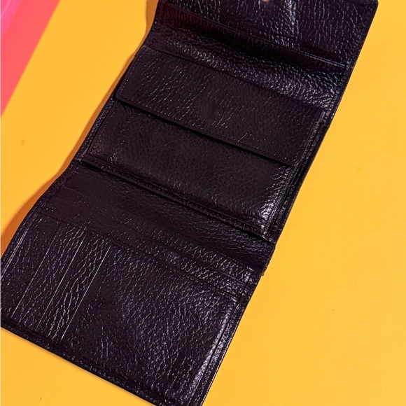 Versace Black Leather bifold wallet - Picture 2 of 15